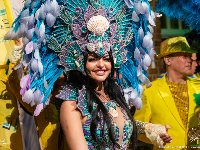 © Foto: Fredrik Azmani. BAR BRASIL – Stockholm Carnival 2022. Samba Angels.
