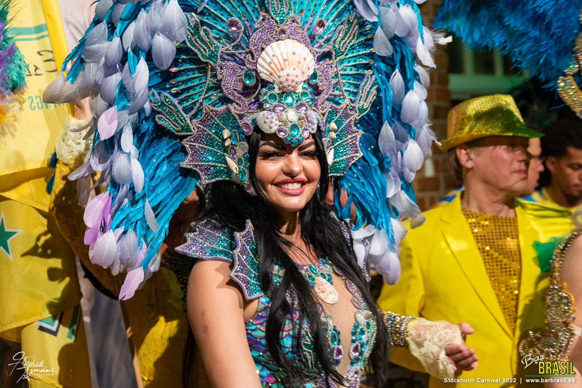 © Foto: Fredrik Azmani. BAR BRASIL – Stockholm Carnival 2022. Samba Angels.