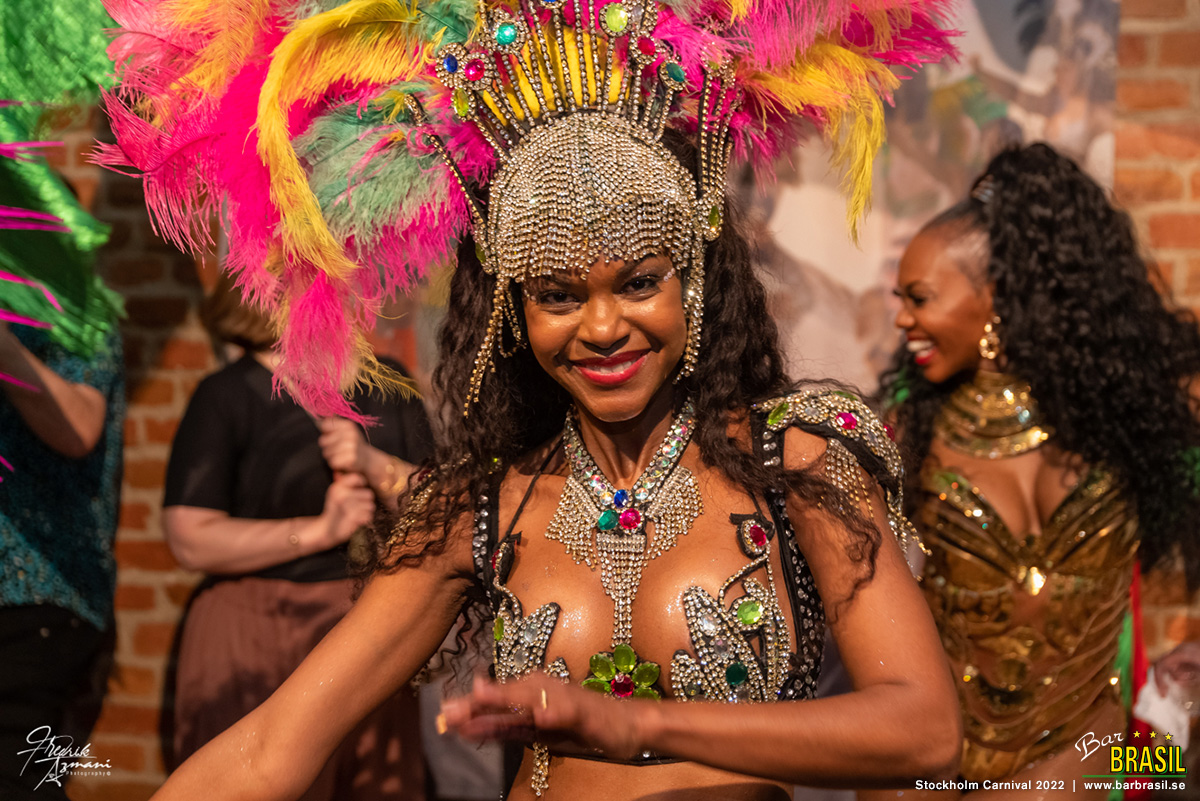 © Foto: Fredrik Azmani. BAR BRASIL – Stockholm Carnival 2022. Viva Brasil.