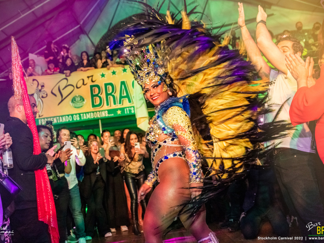 © Foto: Fredrik Azmani. BAR BRASIL – Stockholm Carnival 2022. Leyla Barros.