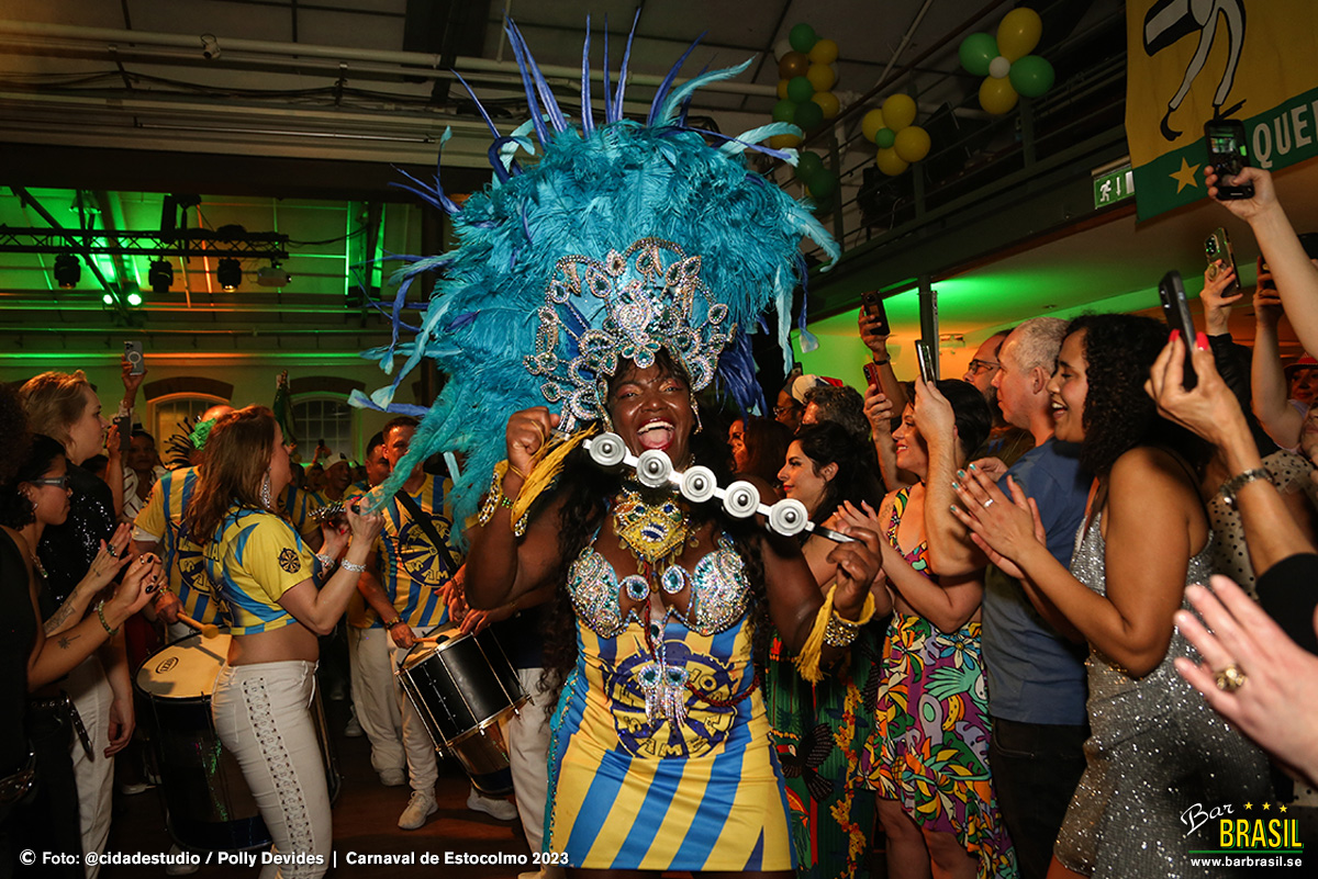 © Foto: Polly Devides / @cidadestudio. BAR BRASIL – Stockholm Carnival 2023.
