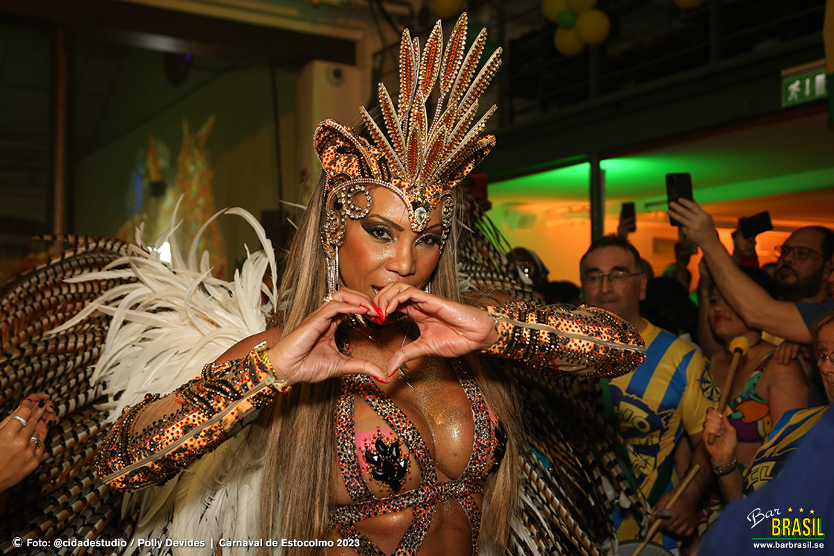 © Foto: Polly Devides / @cidadestudio. BAR BRASIL – Stockholm Carnival 2023.